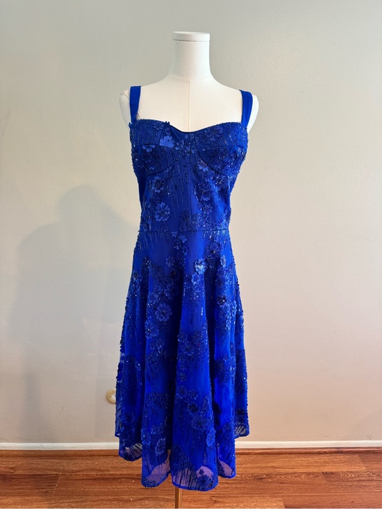 dress the population blue sequin dress Elisa Pailette Sequin Dress Dress the Population
